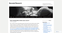 Desktop Screenshot of neonatalresearch.org